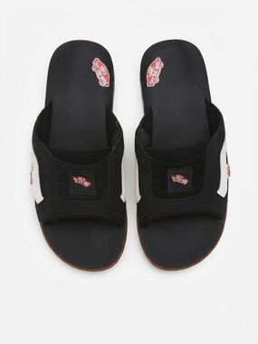 Vans Off The Wall Black Slide Sandals – Men’s Size 12